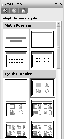 2. Animasyon düzenlemesini uygulamak istediğiniz slaydı seçin ya da animasyonun tüm slaytlara uygulanmasını istiyorsanız, herhangi bir slayt üzerinde olabilirsiniz. 3.