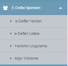 Şekil 11: Defter Schematron Kayıtları Ekranı Defter butonundan; defterlerinizi görüntüleyebilir, xml ya da html formatında indirebilir veya defterinizi iptal edebilirsiniz. 1.3.