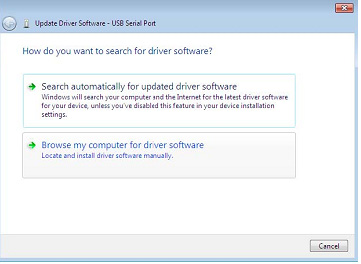 Görüntülenen menüden Update Driver Software öğesini seçin.