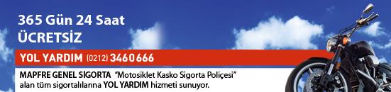 Motorsiklet kasko yardım Araç Teminatları Şirket aracın çekilmesi, kurtarılması, lastik değiştirilmesi ve benzin bitmesi durumunda aracın çekilmesi hizmetlerini Daimi İkametgah tan 0 km'den itibaren,