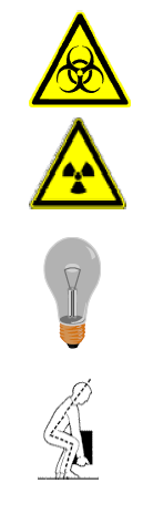 END208-A08-5 Tehlike Faktörleri Mekanik Faktörler Biyolojik Tehlike Elektriksel Tehlike Fiziksel Etkiler Tehlikeli