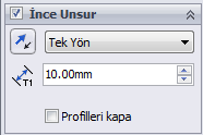 etmek için, onaylamadan oluşacak şekli görmek için tuşu seçilir. Şekil 56: Ekstrüzyon ile katı model oluşturma 3.1.2.