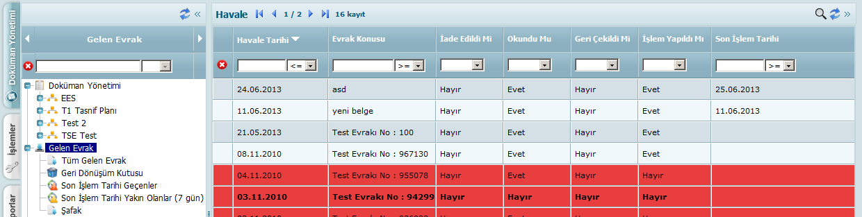 E-Posta Hesap Ayarları Kullanıcıya ait e-postanın uygulamaya tanımlanması işlemidir. E-Posta Hesap Ayarları komutu seçilir.