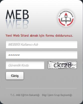 1. ALAN ADININ OLUŞTURULMASI Okulunuzun web sayfası adresinde temel teşkil edecek alan adı tüm okullarımız tarafından öncelikle oluşturulmalıdır.