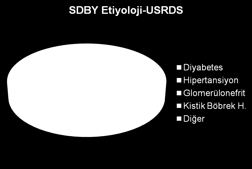 Diyabetik Nefropati-Epidemiyoloji 1980 de SDBY nedeni