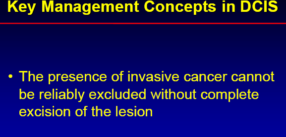 Tedavi Yaklaşımı DKİS in tedavi yönetimindeki asıl fikir; invazif kanserin varlığı, lezyonunun tam