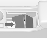 66 Eşya saklama ve bagaj bölümleri Orta konsoldaki eşya koyma yeri Ön konsol Bu göz küçük eşyaların muhafaza edilmesi için kullanılır.
