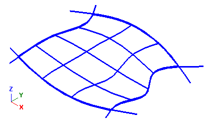 P1 ġekil 4.5.1 : KesiĢmeyen AĞ (NET) tipi yüzey kesitleri 2. Adım : AĞ (Net) yüzeyi oluģturmak için aģağıdaki komutları sıra ile takip ederek uygulayınız.