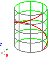 EĞRĠ (FENCE) yüzeyleri oluģturmak için lütfen aģağıdaki adımları sıra ile takip ediniz. ÖRNEK 1 : EĞRĠ Tipi (FENCE) YÜZEYĠ için aģağıdaki örneği yapınız. 1. Adım : Dosyayı ekrana getirmek.