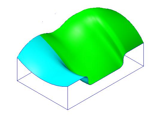 Yüzey modelini oluģtururken ve üzerinde değiģiklikler yapılırken oldukça esneklik sağlayan ve çok kullanılan bu komut için aģağıdaki örneği yapınız.