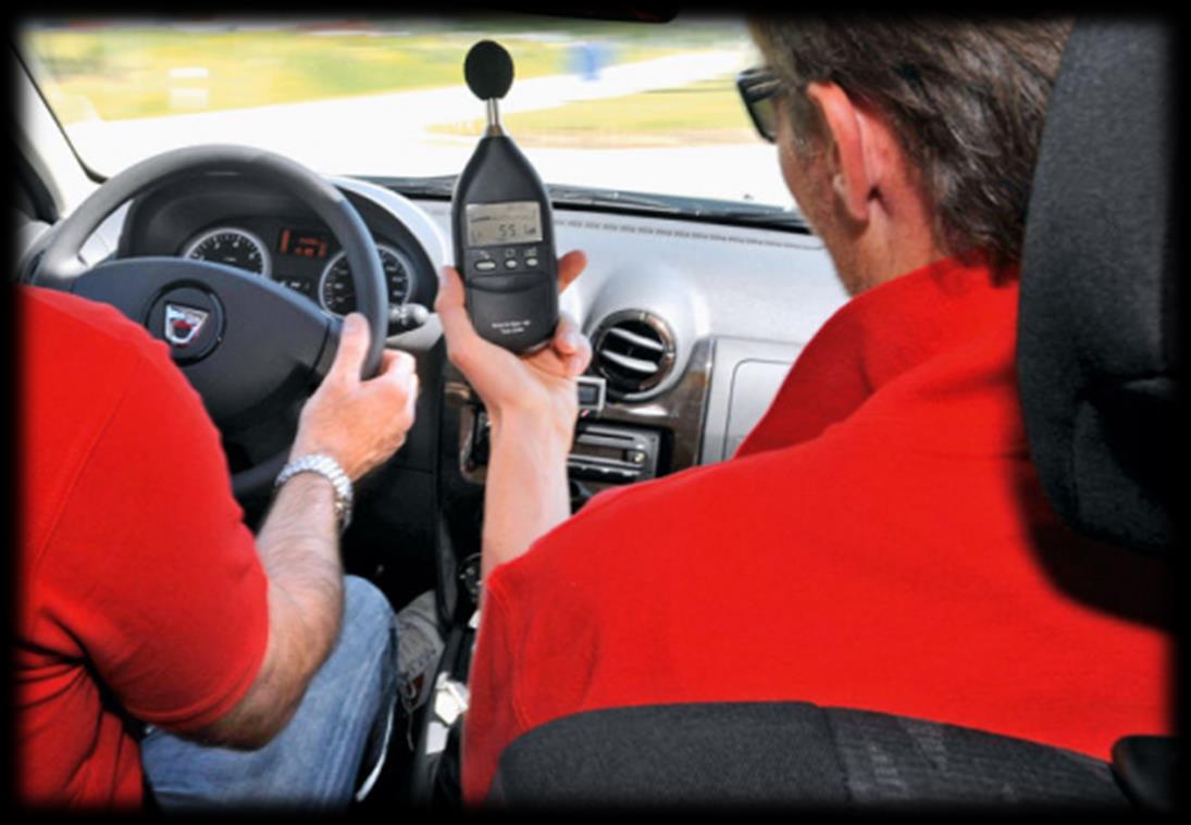 İç Gürültü Seviyesi Standarda göre iç gürültü araç kulak seviyesinde ölçülür.