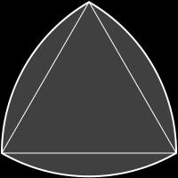 Üçgen Görüntü Alanı Reuleaux Üçgeni Örnekleri Reuleaux üç tane köşeli