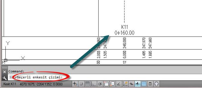 77. K12 ve K13 enkesitleri de K11 ile benzer olduğu için aynı işlemi bu enkesitlerde tekrar yapmaya gerek yoktur.