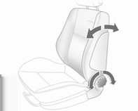 52 Koltuklar, Güvenlik Sistemleri Koltuk üst baldır desteğini ayarlayın, koltuğun köşesi ile diz çukuru arasında iki parmak kadar bir mesafe kalmalıdır.