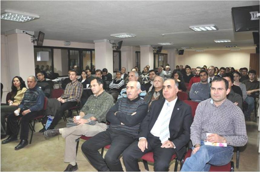 AR-GE NİN YÖNETİMİ KONULU SEMİNER Murat Arda Çakmak ın sunumunu yaptığı "Ar-Ge'nin Yönetimi" konulu seminer Şube Toplantı Salonunda gerçekleştirildi.