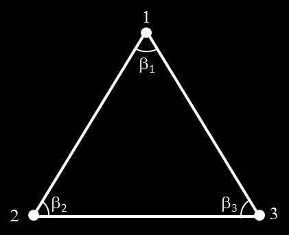 UYGULAMA -2 Basit Açı ve Uzunluk Ölçümü (2 Hafta) 2.1 Arazide mevcut poligon noktalarından yararlanılarak her üç öğrenci için bir üçgen oluşturulacaktır.