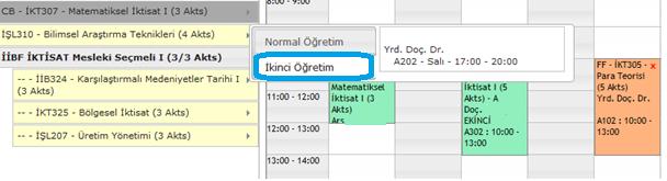 3.5. Üstten Ders Alma Lisans programlarında okuyan ve öğrenim gördüğü ilk iki yarıyıldan sonra başarısız ve almadığı ders olmamak şartı ile genel not ortalaması 3.