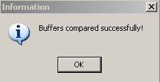 Örneğin birini BUFFER 1 e diğerini ise BUFFER 2 ye açabiliriz. Daha sonra Tampon menüsünden karşılaştır seçilir. Şekil 4.