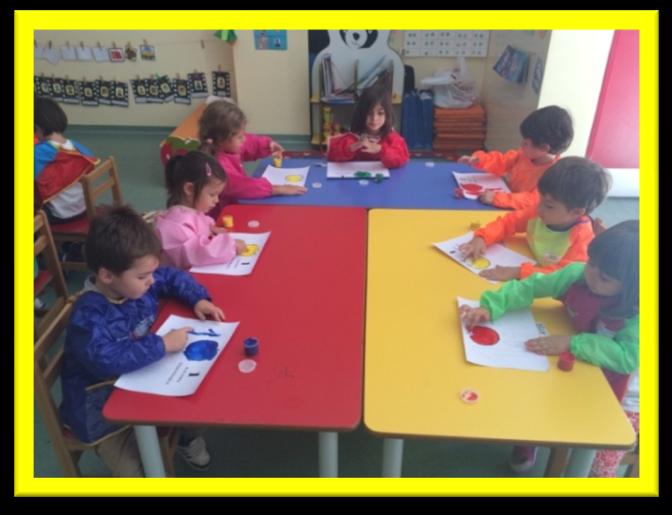 1 RAKAMINI ÖĞRENDİK 4 yaş sınıfı olarak renklerle tanıştık ve rakamlarların dünyasına ilk adımımızı attık.