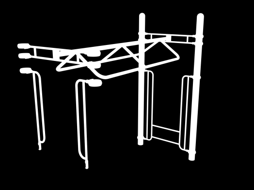 Model oyun grubunun konseptine uygun ağaç kovuğu figürü görüntüsünde Ağırlık Min; 30 KG 142 cm BARFİX: 60 lık borudan imal edilen 200 cm uzunluğundaki barfiksi taşıyacak olan ana kolonlar 114 mm.