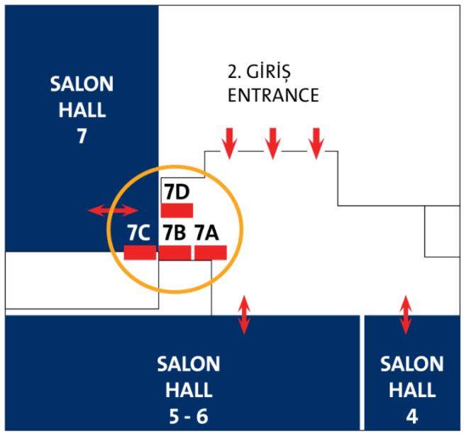 750 Euro + KDV Dimensions: 120 cm height x 200 cm weight (Horizontally Panel) Technical Specifications: Duratrans Printing Technical Application: TÜYAP will undertake the placement.