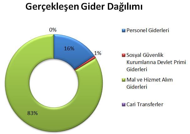 500,00 TL 782.460,47 TL Gider bütçesinin harcamalara dağılımı: Açıklama Bütçe Tahmini Gerçekleşen Personel Giderleri 225.000,00 TL 110.