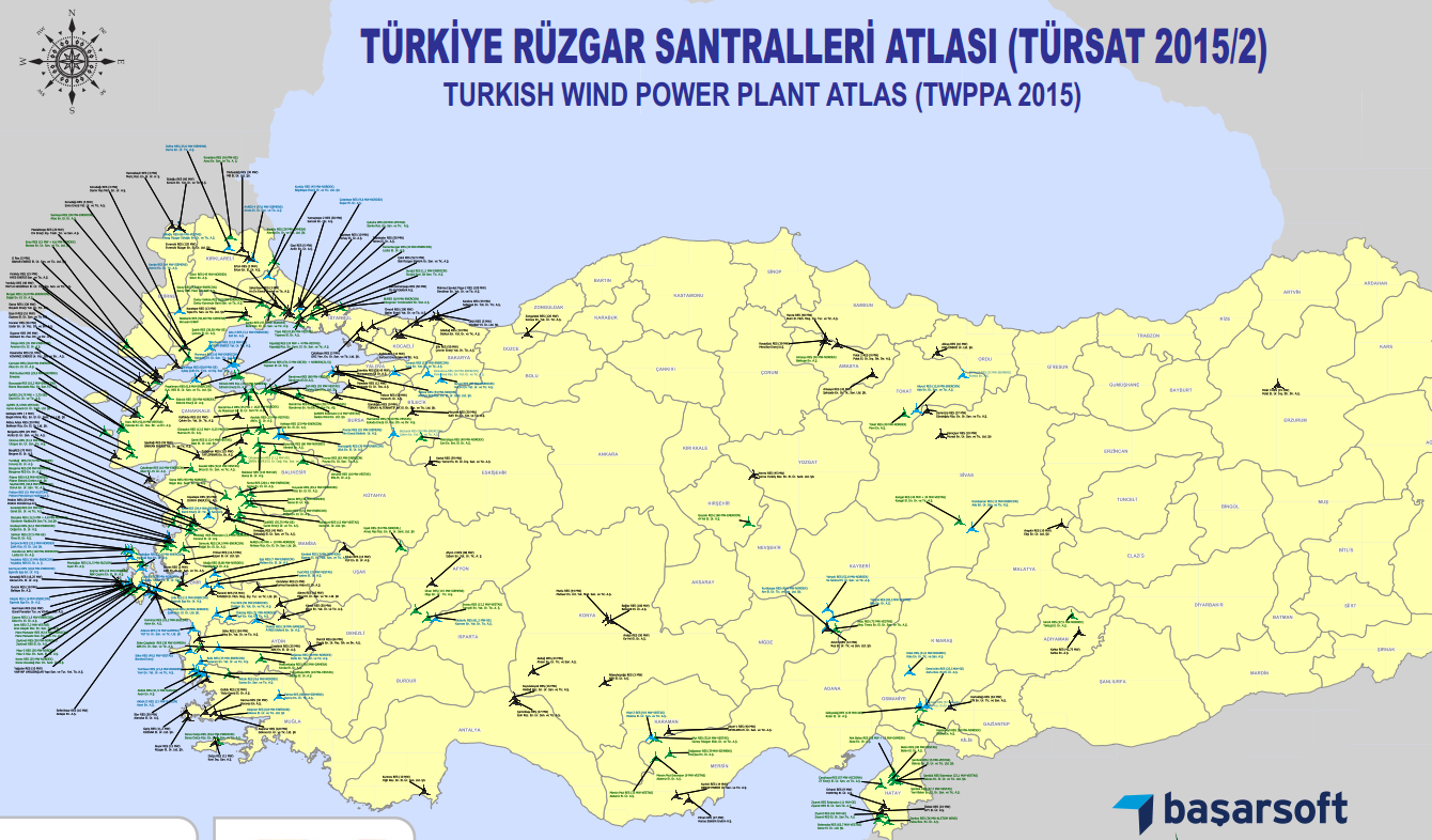 Türkiye Rüzgar Enerjisi Birliği (TUREB) verilerine göre 2006 yılında 51 MW kümülatif kuruluma sahip olan ülkemizde 2015 yılına gelindiğinde 4.192,8 MW kümülatif kurulum gerçekleşmiştir. Şekil 1.