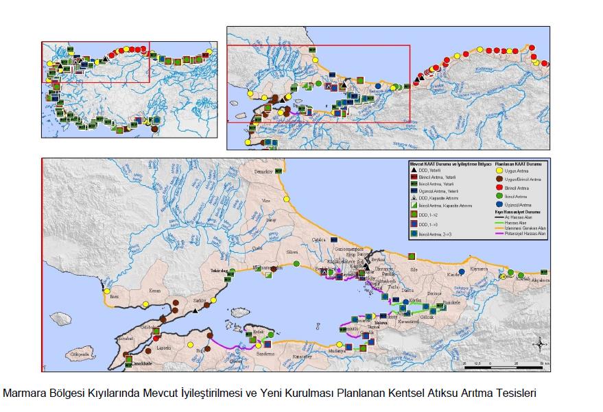 Bölgesi Karadeniz Bölgesi Uygun/Birincil Arıtma 73 Adet 27 Adet 24 Adet 90