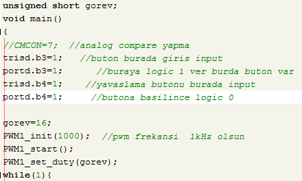 DC motor hızlan