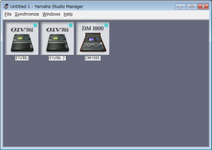 Başlarken Studio Manager ın Ana Hatları ve Geri Çağrılması Studio Manager, Yamaha donanımını bilgisayarınızdan uzaktan kontrol etmeniz için birden çok Editor programını kullanmanızı ve hızlı geri