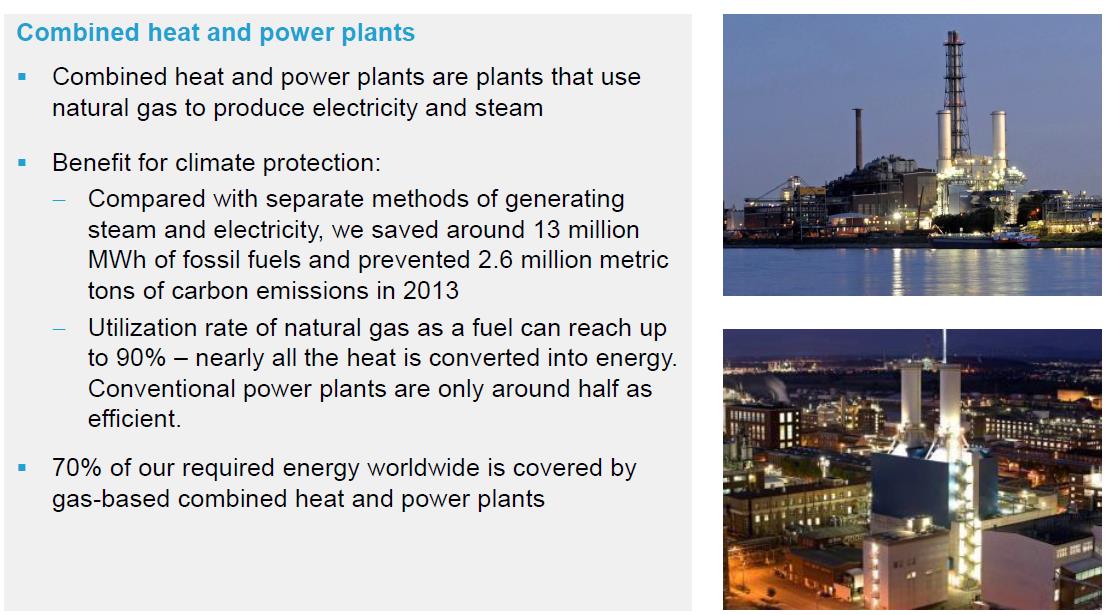 Enerji ve İklim Birleşik ısı ve güç tesisleri enerji verimini arttırıyor Isı ve güç tesislerinin birleştirilmesi Birleşik ısı ve güç tesisleri elektrik ve buhar üretmek için doğal gazı kullanan