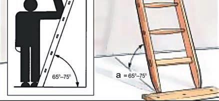3 Nokta Teması; Merdivene tırmanırken Üç Nokta Teması sağlanmalıdır: İki El ve Bir Ayak veya Bir El