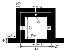 9 da verilen çeyrek dalga boyu rezonatörler kullanılarak oluşturulmuş band geçiren filtrede, açık devre sonlandırılmış rezonatörlere yüklü varaktörler sayesinde rezonans frekansı ayarlanmıştır.