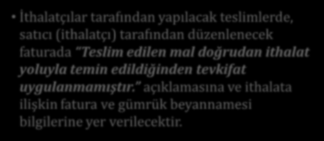 Metal, Plastik, Lastik, Kauçuk, Kağıt ve Cam Hurda ve Atıklardan Elde Edilen Hammadde Teslimi Metal, Plastik, Lastik, Kauçuk, Kağıt ve Cam Hurda ve Atıklardan Elde Edilen Hammadde Teslimi Söz konusu