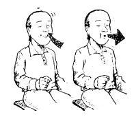 9. Öksürme ve zorlu nefes verme teknikleri Fazla balgam çıkarıyorsanız balgam çıkarmaya yardımcı öksürme ve nefes verme tekniklerini uygulayınız Oturur pozisyonda önce derin bir nefes alınız ve hafif