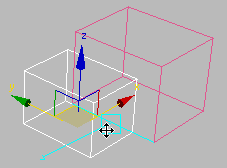 Yukarıdaki işlem 2D snap iele yapıldığında üstteki nokta seçilemeyecektir. 3D snap ile yapıldığında ise sonraki işlem nokta ile aynı yüzeyde gerçekleşecektir. Sadece grid düzleminde seçim yaptırır.