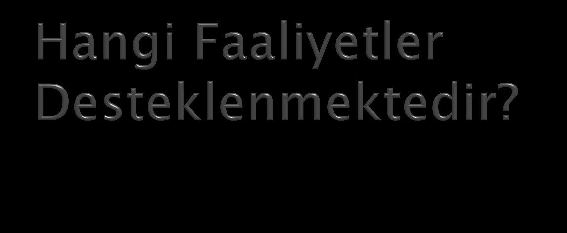 Bu eylem altında aşağıdaki faaliyetleri desteklenmektedir: Ders verme ve/veya araştırma amacıyla davet edilen bilim adamlarının da (misafir öğretim üyeleri) katılımını içeren uluslararası bir