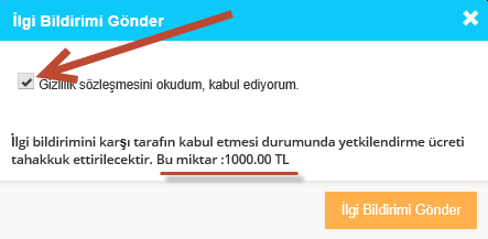 5. İlgi Bildirimi ve Yetkilendirme Yatırımcı ve şirketler birbirlerinin ikinci seviye bilgi ve belgelerine erişebilmek, doküman yönetimi yapılandırılmış bir veri odasında ile dosya paylaşımında