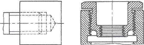 DiĢ dipleri, B tipi sürekli ince çizgiyle çizilir. Tarama çizgileri, diģ diplerini belirten çizgiye kadar uzatılmalıdır (ġekil 1.10).