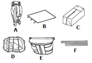 PARÇALAR: A- İSKELET B- ŞİLTE C- ÇANTA D- ARA KAT E- YAN RAF (OPSİYONEL) F- METAL ÇUBUKLAR KURULUM: Oyun Parkının Açılması: 1.