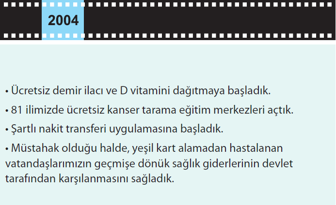 Sağlıkta DönüĢüm Programı nın