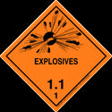 SINIF 1 - PATLAYICILAR BÖLÜM 1.1 Kütle halinde patlama özelliğine sahiptirler. Örnek: TNT, dinamit BÖLÜM 1.