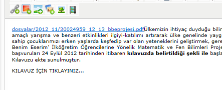 9. İçerik kısmına Ülkemizin ihtiyaç duyduğu bilim insanlarını yetiştirmek, yetenekli çocuklarımıza sahip çıkmak; bilimsel amaçlı yarışma ve benzeri etkinlikleri ilgiyi-katılımı artırarak ülke