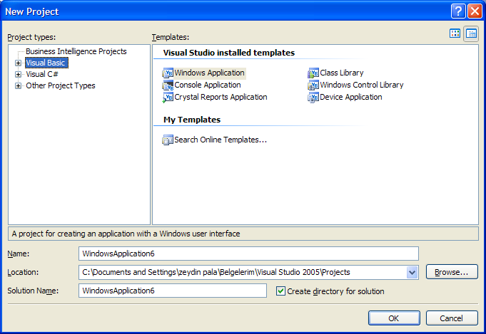 Visual Basic 2005 Zeydin PALA uygulamalar geliştirilebilir. Visual Studio 2005 IDE; önceki versiyonlara göre daha kullanışlı, daha konforlu ve daha pratiktir.