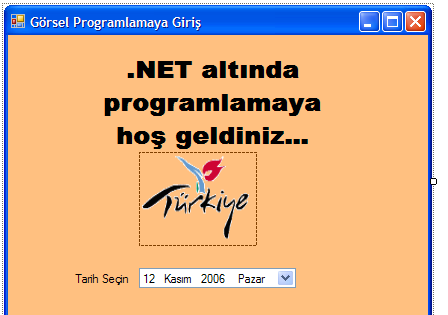 Visual Programlamaya Giriş Giriş Visual Programlamaya Giriş Bir önceki konuda IDE ortamını ve temel bileşenleri hakkında bilgiler edindiniz.