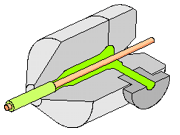 2. Üfleyerek (TUBULAR) boru extrüzyonu: Özel tasarımlı kalıplar kullanılır.