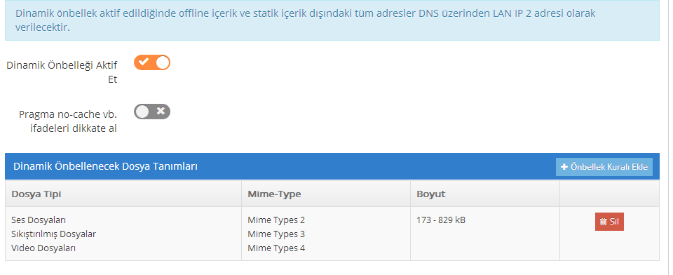 Test tamamlanır. 6. İNTERNET CACHE TESTİ a.