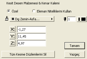 ARCHICAD 9 İLE KOLAY MİMARİ MODELLEME ve GÖRSELLEŞTİRME Oluşturulan bir kesit çizgisinin silinmesi için 3D Kesit Al komutu