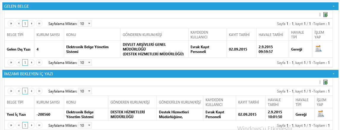 E- Posta: Talep girişini yapan kullanıcı bu alana e posta adresini girmelidir. Talep: Kullanıcı talebi ile ilgili ayrıntılı açıklamayı bu alana yazmalıdır.