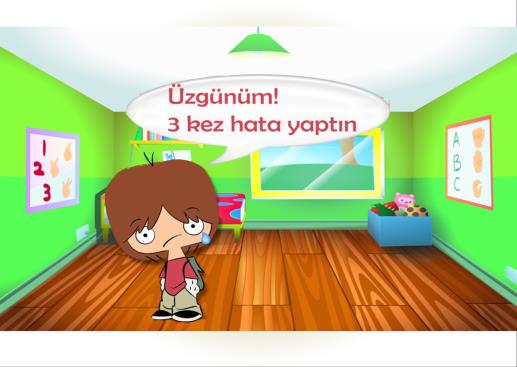 İlk seviyede 3 hata yapmadığımızda (1 ve 2 hata yapılabilir) yani ilk seviyeyi kazandığımızda ekrana yansıtılacak olan banyo kazanma görüntüsüdür. Burada ileri butonu bulunmaktadır.